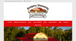 Desktop Screenshot of gregoryvineyards.com